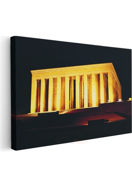 Anıtkabir - Gece Aydınlatması Kanvas Tablo