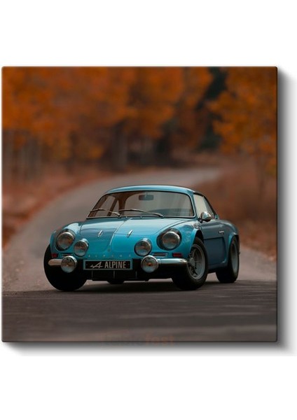 Renault Alpine A110 Klasik Araba Kanvas Tablo