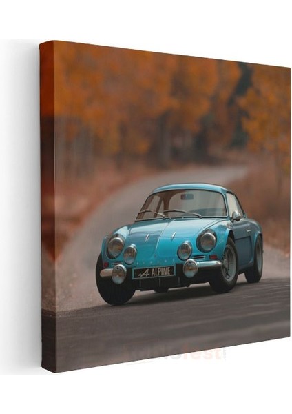 Renault Alpine A110 Klasik Araba Kanvas Tablo