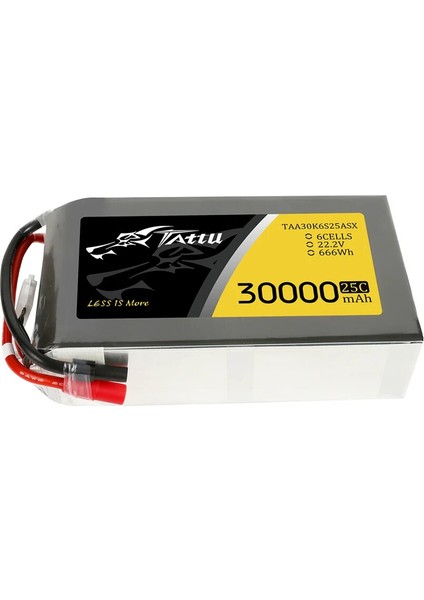 Gens Ace Tattu Lipo Batarya 6s 22.2V 30000MAH 25C