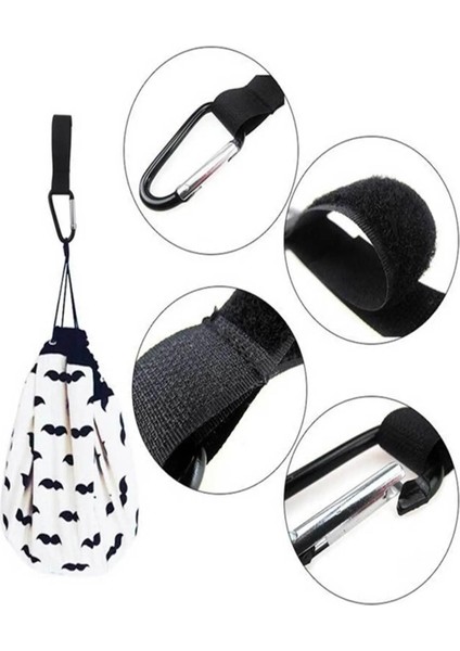 Lüx Fermuarlı Bebek Arabası Yağmurluğu ve 2 Adet Bebek Arabası Kanca 2 Ürün Bir Arada fırsatları