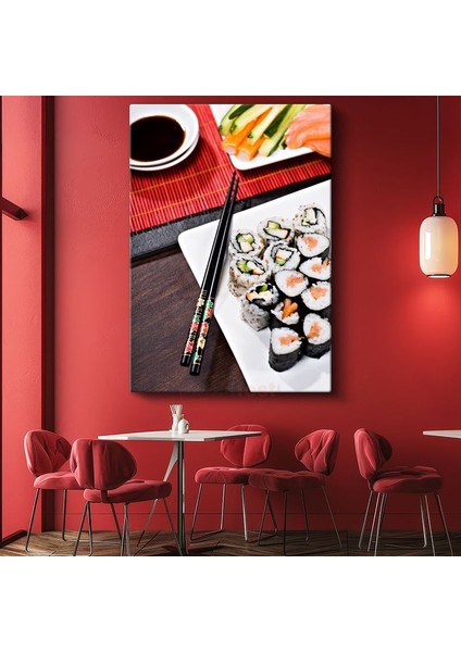 Sushi Tabağı - Japon Mutfağının Inceliği Kanvas Tablo
