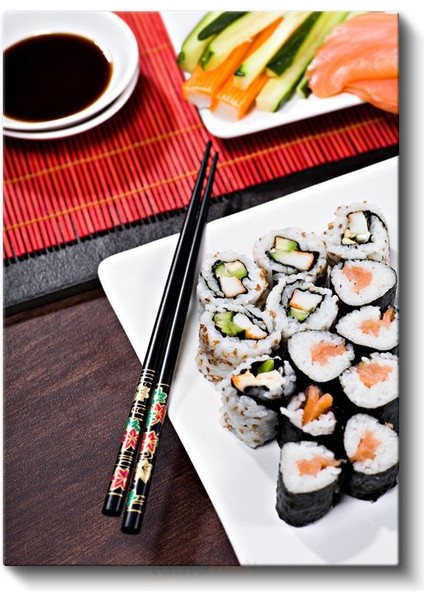 Sushi Tabağı - Japon Mutfağının Inceliği Kanvas Tablo