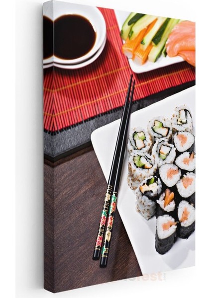 Sushi Tabağı - Japon Mutfağının Inceliği Kanvas Tablo