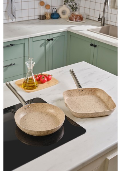 Biogranit Nare Tava - Grill Set Wood