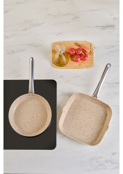 Biogranit Nare Tava - Grill Set Wood