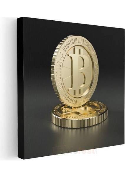 Finans Danışmanı - Bitcoin Yatırım Stratejisi Kanvas Tablo