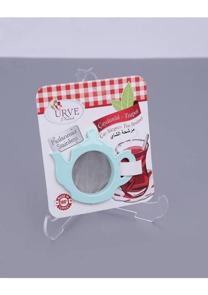 Şekilli motifli çay süzgeci, bardak üstü kullanımı, şık tasarım, pembe renk fiyatları