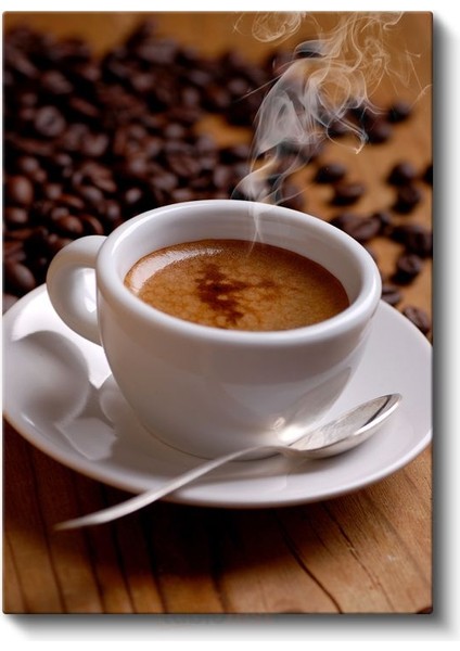 Kahve Molası - Taze Espresso Kanvas Tablo
