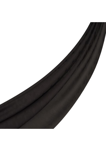 Dört Mevsim Kazayağı Desenli Monogram Şal 04390-SIYAH