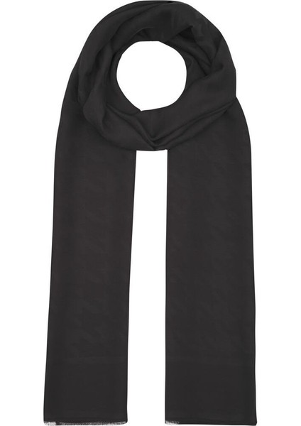 Dört Mevsim Kazayağı Desenli Monogram Şal 04390-SIYAH modelleri