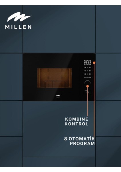 Mikrodalga Fırın, 20L Kapasite, Cam Kaplama