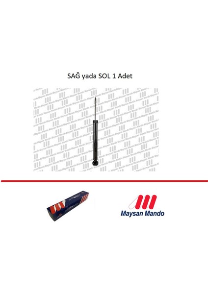 Arka Amortisör Grande Punto/ Evo 04+ Corsa D 07+ 7212502 55700452