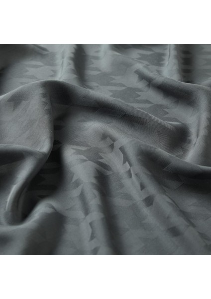 Dört Mevsim Kazayağı Desenli Monogram Şal 04390-FÜME fiyatları