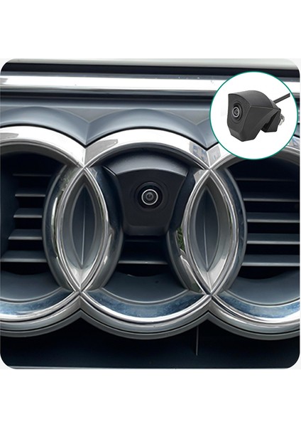 170 ° Hd 720P Gece Görüş Araç Ön Görüş Kamerası-Audi Logo Mark Balıkgözü Lens Kamera (Yurt Dışından)