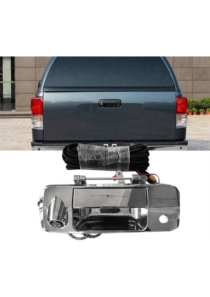 Krom Bagaj Kapağı Kolu Yardımcı Kamera Çerçevesi Arka Görüş Geri Görüş Kamerası 69090-0C051 Toyota Tundra 07-13 Tacoma 2016-2018 (Yurt Dışından)