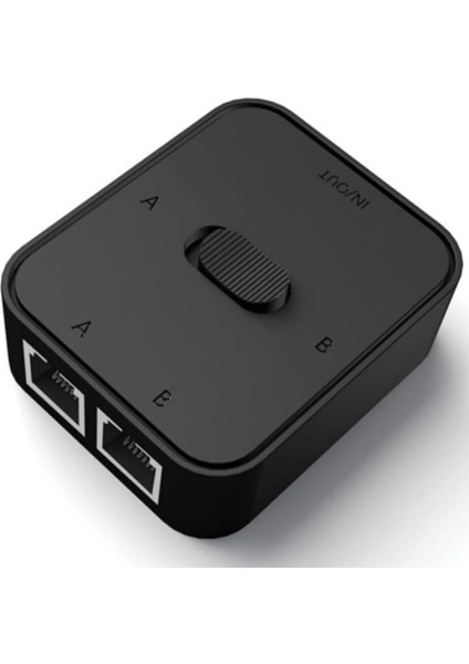 4641 2 Port RJ45 Ethernet Switch Çevirici Çoklayıcı