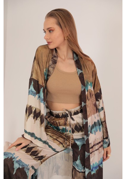 Kimono Üst - Indigo