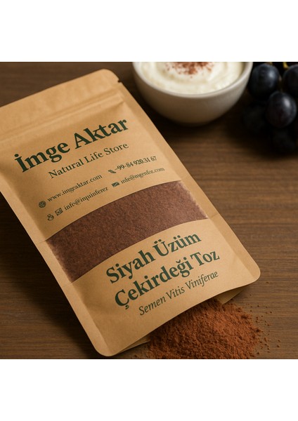 Siyah Üzüm Çekirdeği Toz 100g fiyatları