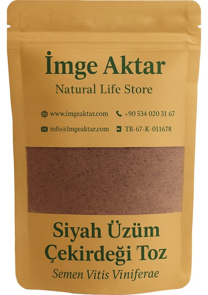 Siyah Üzüm Çekirdeği Toz 100g modelleri