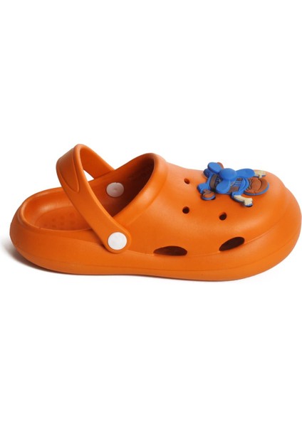 Turuncu Kız Çocuk Sabo Terlik Yumurcak F modelleri