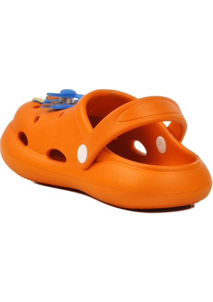 Turuncu Kız Çocuk Sabo Terlik Yumurcak F fırsatları