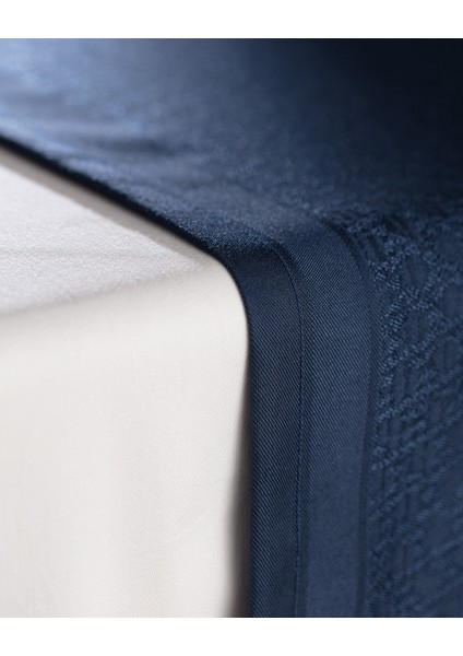 Bourdon Runner - Lacivert - 45X160 cm