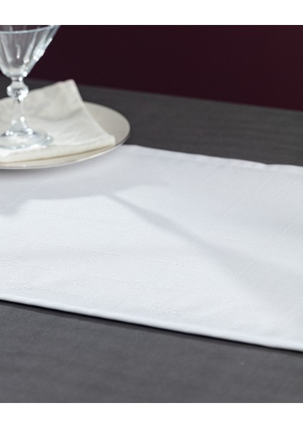 Ancella Runner - Beyaz - 45X160 cm