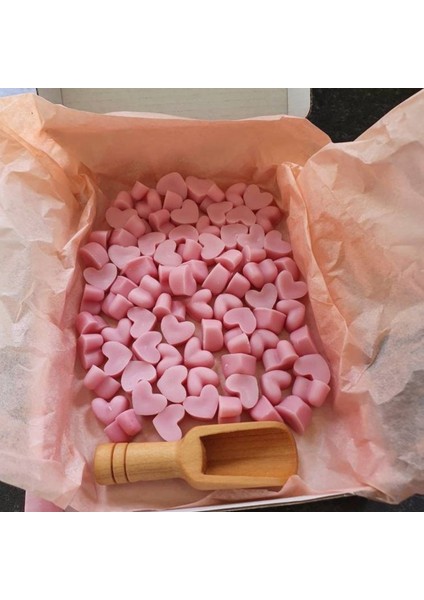 Karışık Renkli Kalpli Kokulu Buhurdanlık Mum 20'li fırsatları