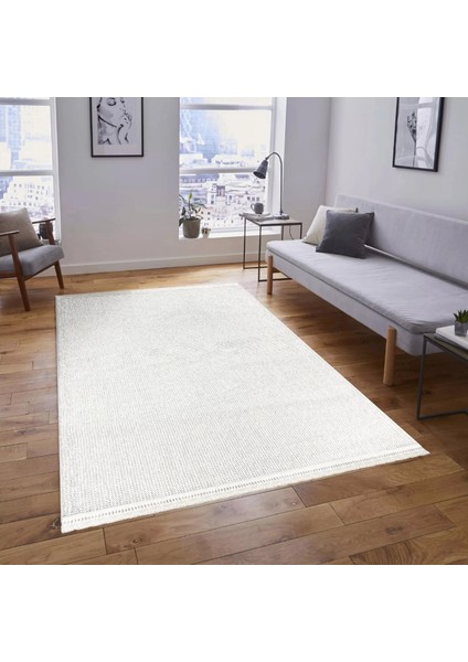 Doha Koleksiyonu Mikrofiber İplik Jüt Taban Lüks Halı