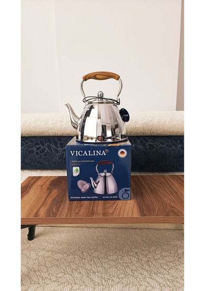 Şık 1.5L Paslanmaz Çelik Demlik, Dayanıklı ve Estetik Çay Demleme Aracı