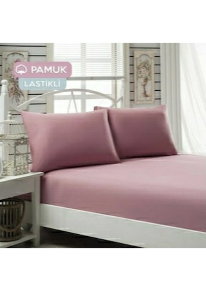 Çift Kişilik 140X200 Lastikli Çarşaf Seti %100 Pamuklu