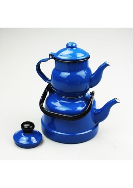 Emaye Çinko Çaydanlık Seti, 1,7 L, Nostaljik Beyaz Tasarım fiyatları