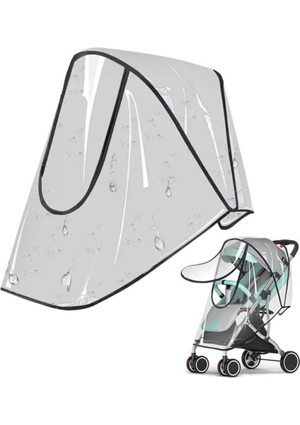 Fermuarlı Açılır Pencereli Bebek Arabası Yağmurluğu(Bütün Bebek Arabalarına Uyumludur) fiyatları