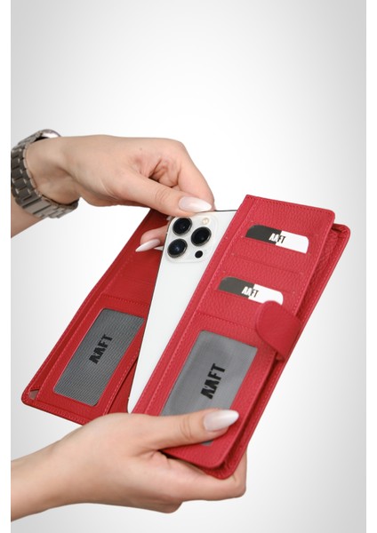 Twist 2323 Deri Telefon Bölmeli Unisex Cüzdan