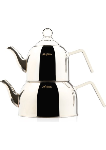 Bella Çaydanlık Takımı - Inox - 1 lt + 2,25 lt