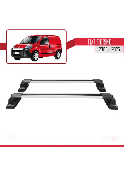 Fiat Fiorino 2008-2025 Arası ile Uyumlu Ace-3 Ara Atkı Tavan Barı Gri 2 Adet fırsatları