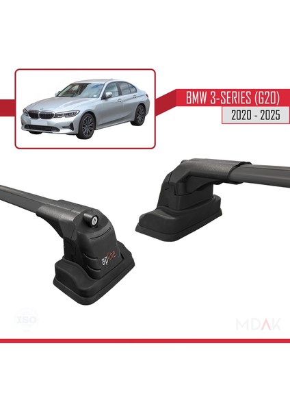 Bmw 3 Serisi (G20) 2020-2025 Arası ile Uyumlu Ace-3 Ara Atkı Tavan Barı Siyah 2 Adet modelleri
