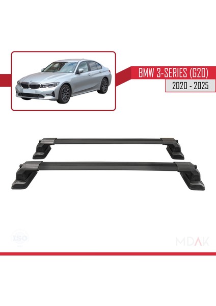 Bmw 3 Serisi (G20) 2020-2025 Arası ile Uyumlu Ace-3 Ara Atkı Tavan Barı Siyah 2 Adet fırsatları