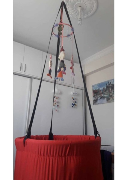 3 Fonksiyonlu 85 cm Büyük Boy Koza Salıncak - Hamak Beşik Koltuk
