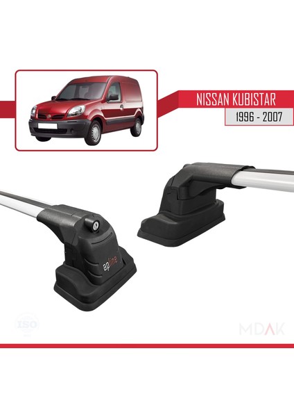 Nissan Kubistar 1996-2007 Arası ile Uyumlu Ace-3 Ara Atkı Tavan Barı Gri 2 Adet modelleri