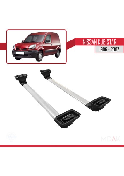 Nissan Kubistar 1996-2007 Arası ile Uyumlu Ace-3 Ara Atkı Tavan Barı Gri 2 Adet indirimleri