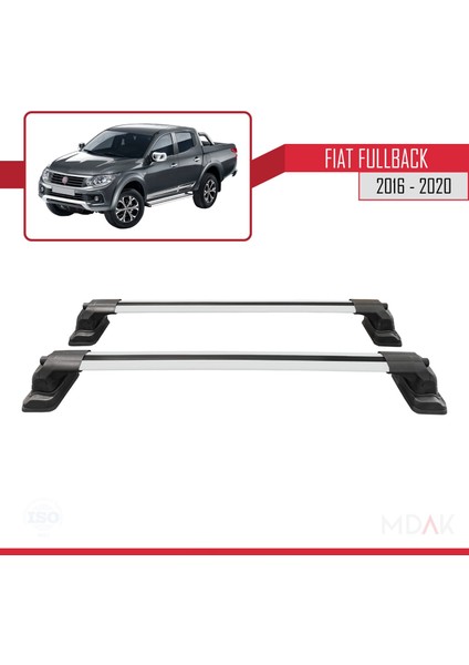 Fiat Fullback 2016-2020 Arası ile Uyumlu Ace-3 Ara Atkı Tavan Barı Gri 2 Adet fırsatları