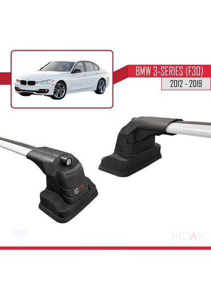 Bmw 3 Serisi (F30) 2012-2019 Arası ile Uyumlu Ace-3 Ara Atkı Tavan Barı Gri 2 Adet modelleri