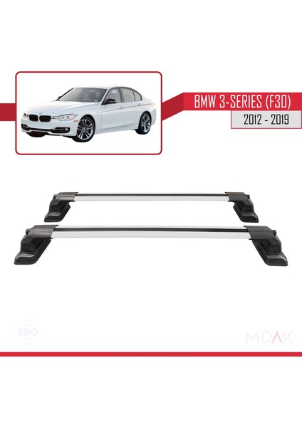 Bmw 3 Serisi (F30) 2012-2019 Arası ile Uyumlu Ace-3 Ara Atkı Tavan Barı Gri 2 Adet fırsatları