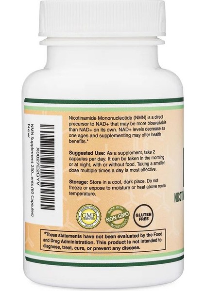 Nmn Nicotinamide Mononucleotide 250 mg 60 Kapsül fırsatları