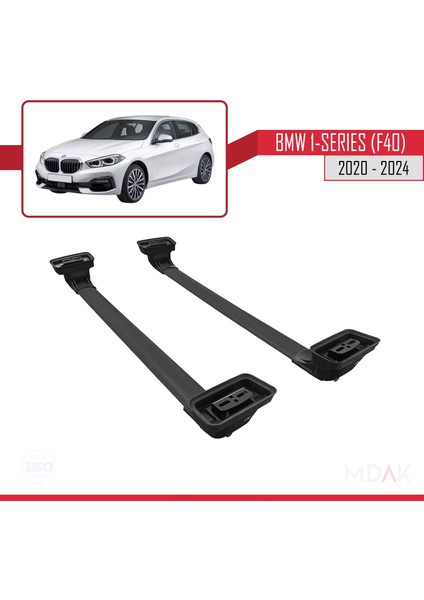 Bmw 1 Serisi (F40) 2020-2024 Arası ile Uyumlu Ace-3 Ara Atkı Tavan Barı Siyah 2 Adet indirimleri