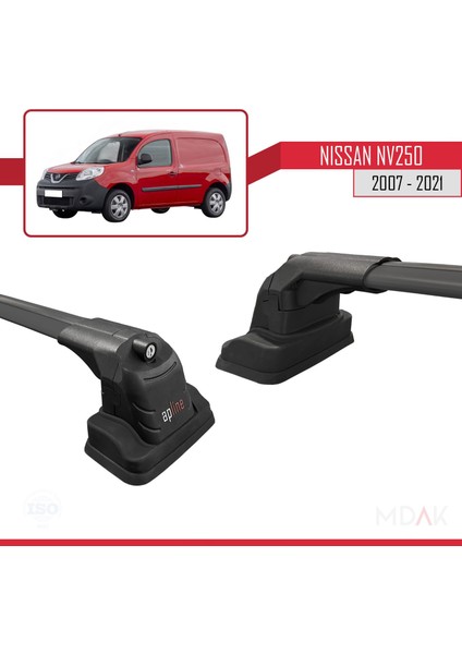 Nissan NV250 2007-2021 Arası ile Uyumlu Ace-3 Ara Atkı Tavan Barı Siyah 2 Adet modelleri