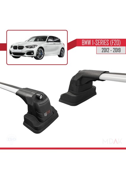 Bmw 1 Serisi (F20) 2012-2019 Arası ile Uyumlu Ace-3 Ara Atkı Tavan Barı Gri 2 Adet modelleri