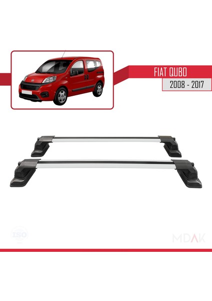 Fiat Qubo 2008-2017 Arası ile Uyumlu Ace-3 Ara Atkı Tavan Barı Gri 2 Adet fırsatları